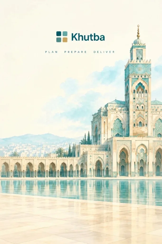 Khutba mosque concept artwork
